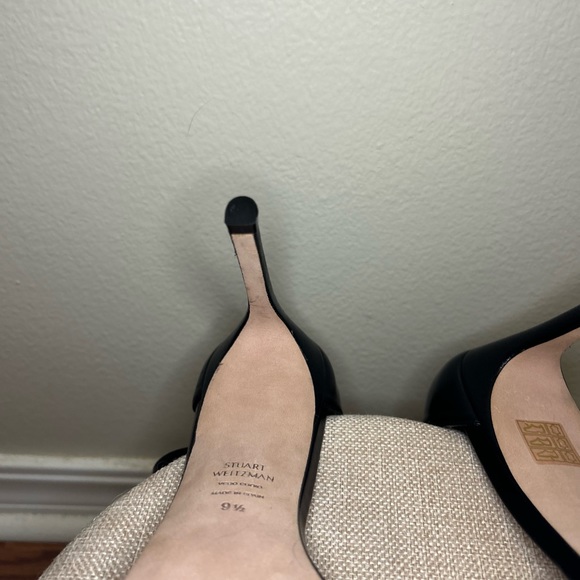 STUART WEITZMAN DANCER 95 SANDAL Black Size 9 1/2 only wore once - Picture 10 of 13